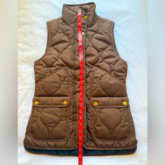 J. Crew Quilted Excursion Vest XXS - Picture 12 of 15